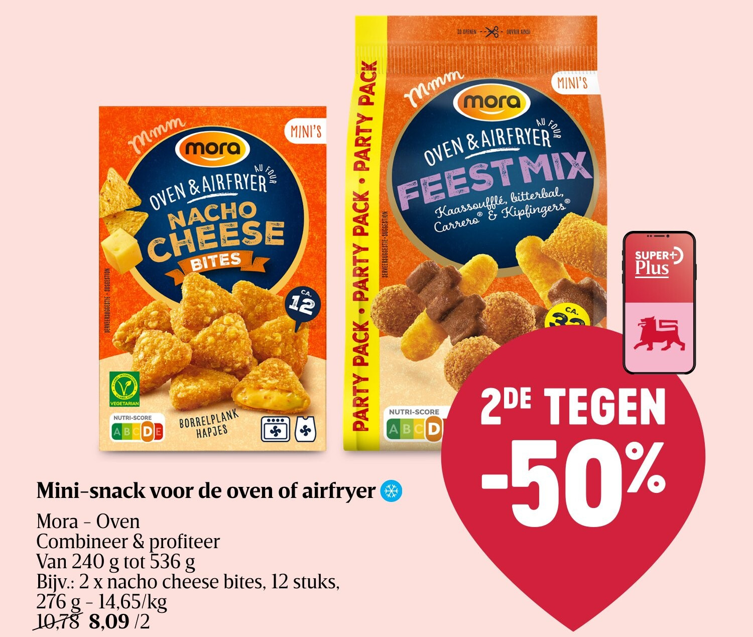 Mini-snack voor de oven of airfryer