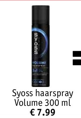 Syoss haarspray Volume 300 ml