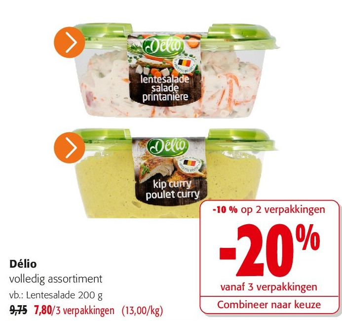 Délio volledig assortiment