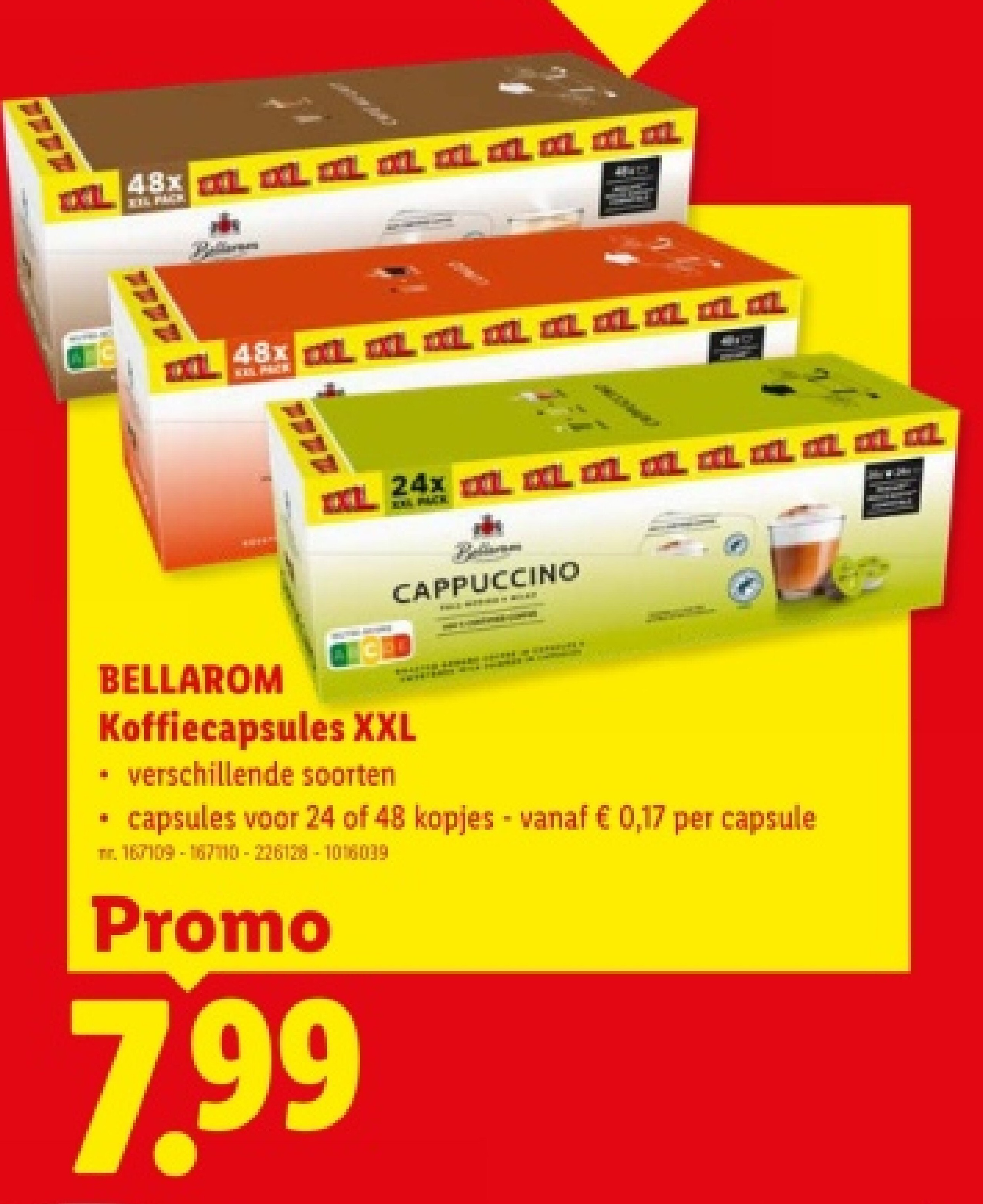 Koffiecapsules XXL