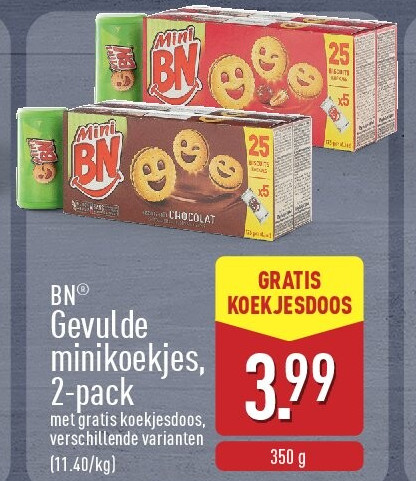 Gevulde minikoekjes, 2-pack