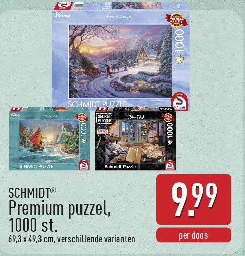 Premium puzzel, 1000st.