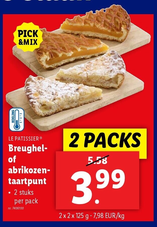 Breughelof abrikozentaartpunt