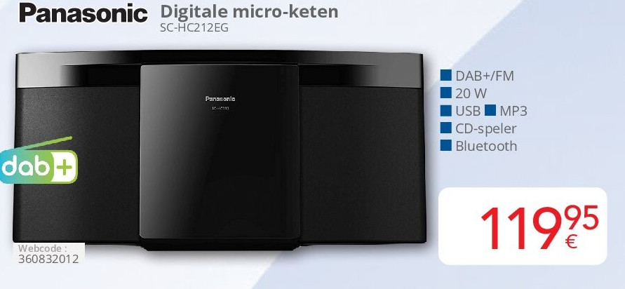 Digitale micro-keten SC-HC212EG