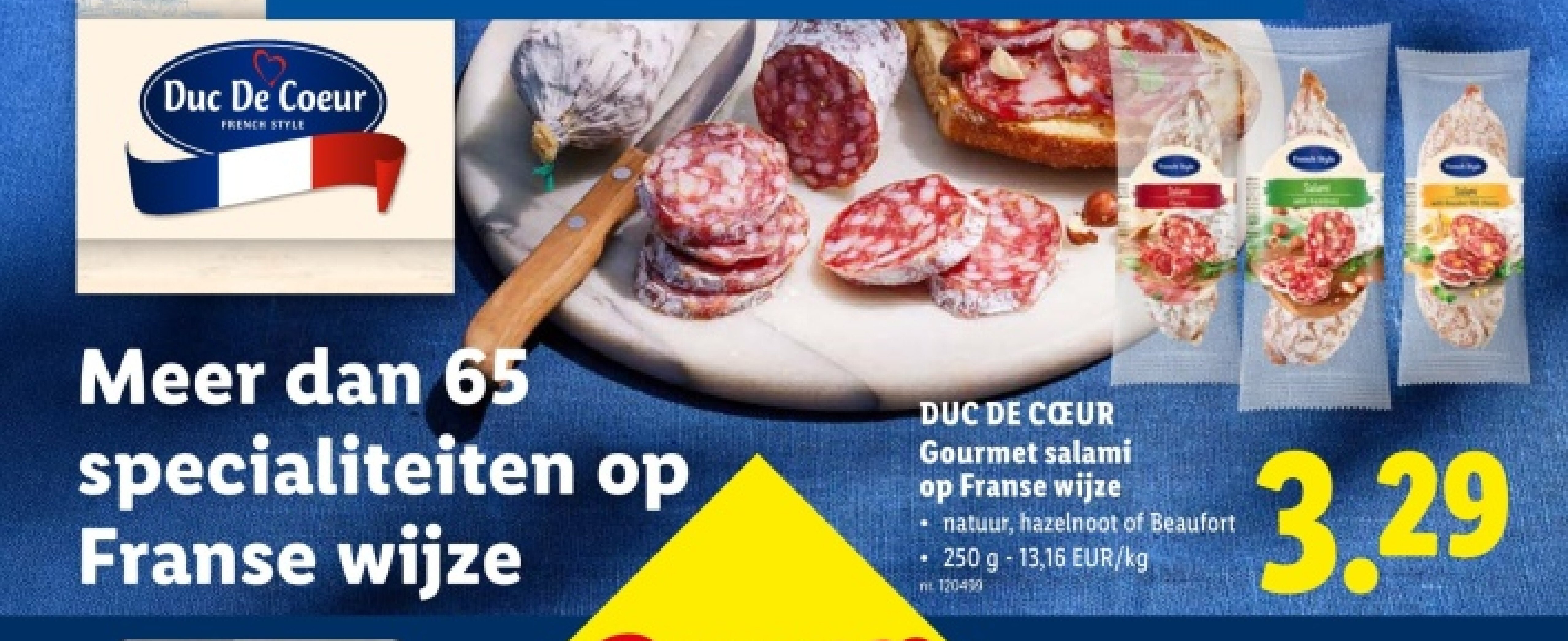 Gourmet salami op Franse wijze