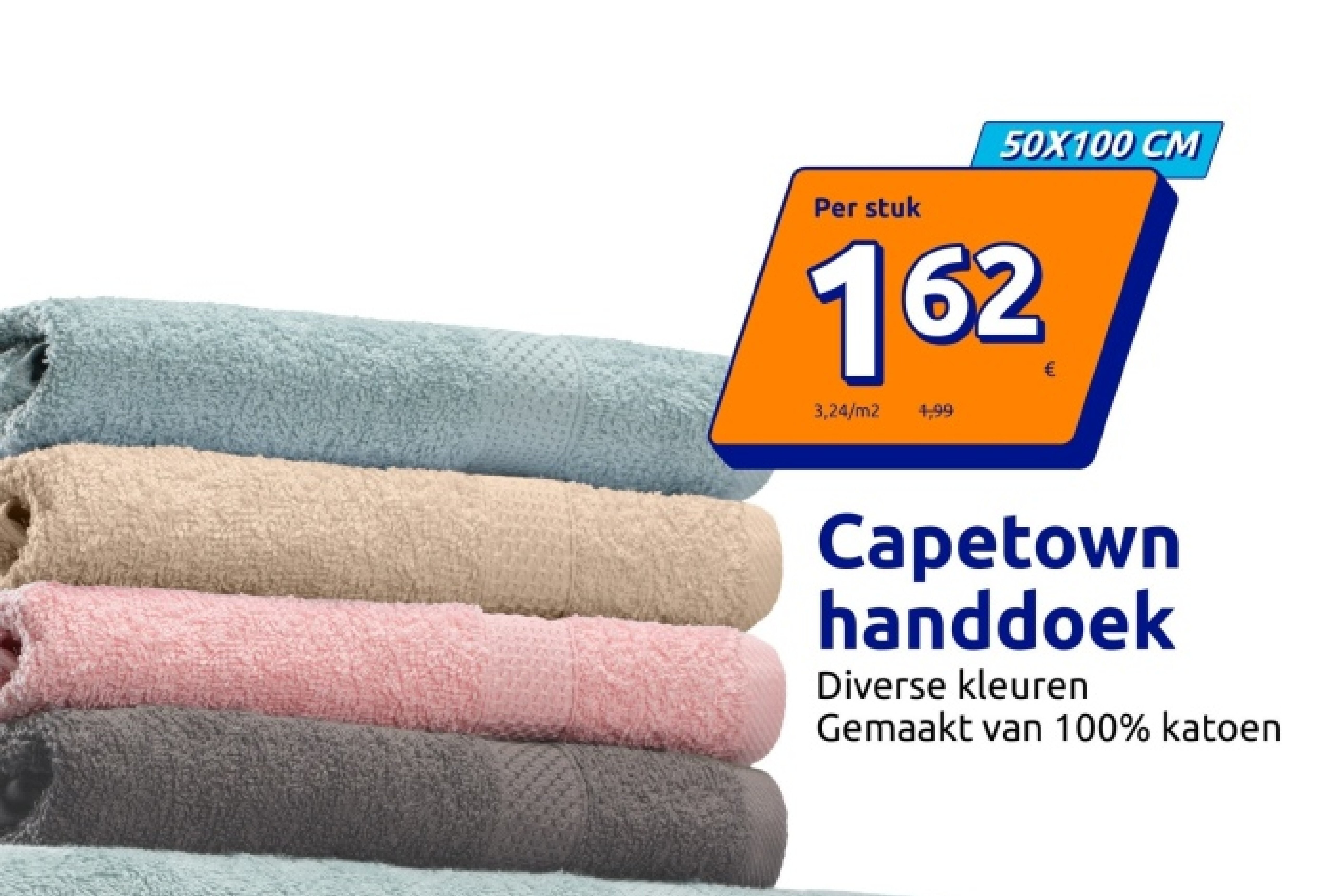 Capetown handdoek 50X100 CM