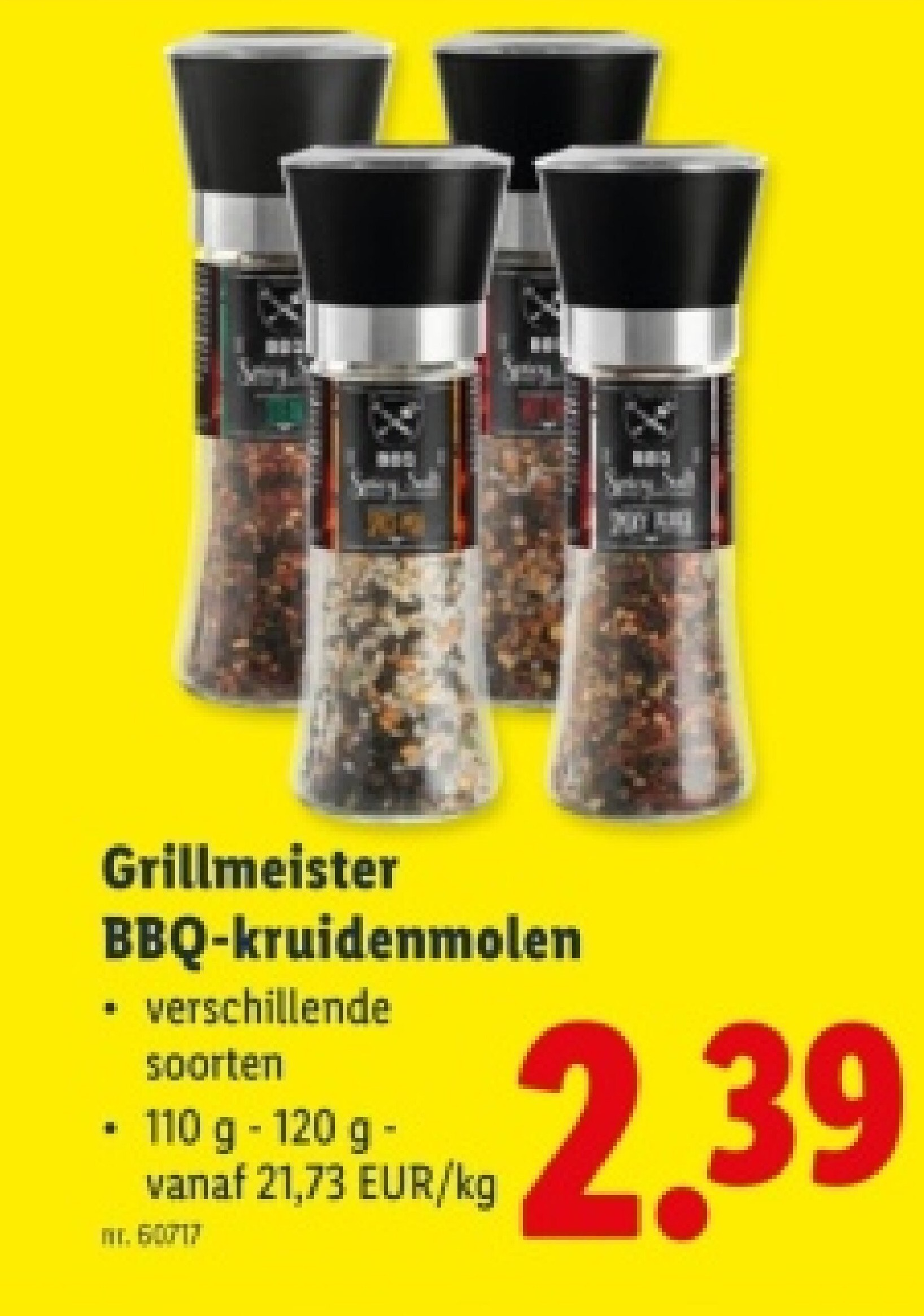 BBQ-kruidenmolen