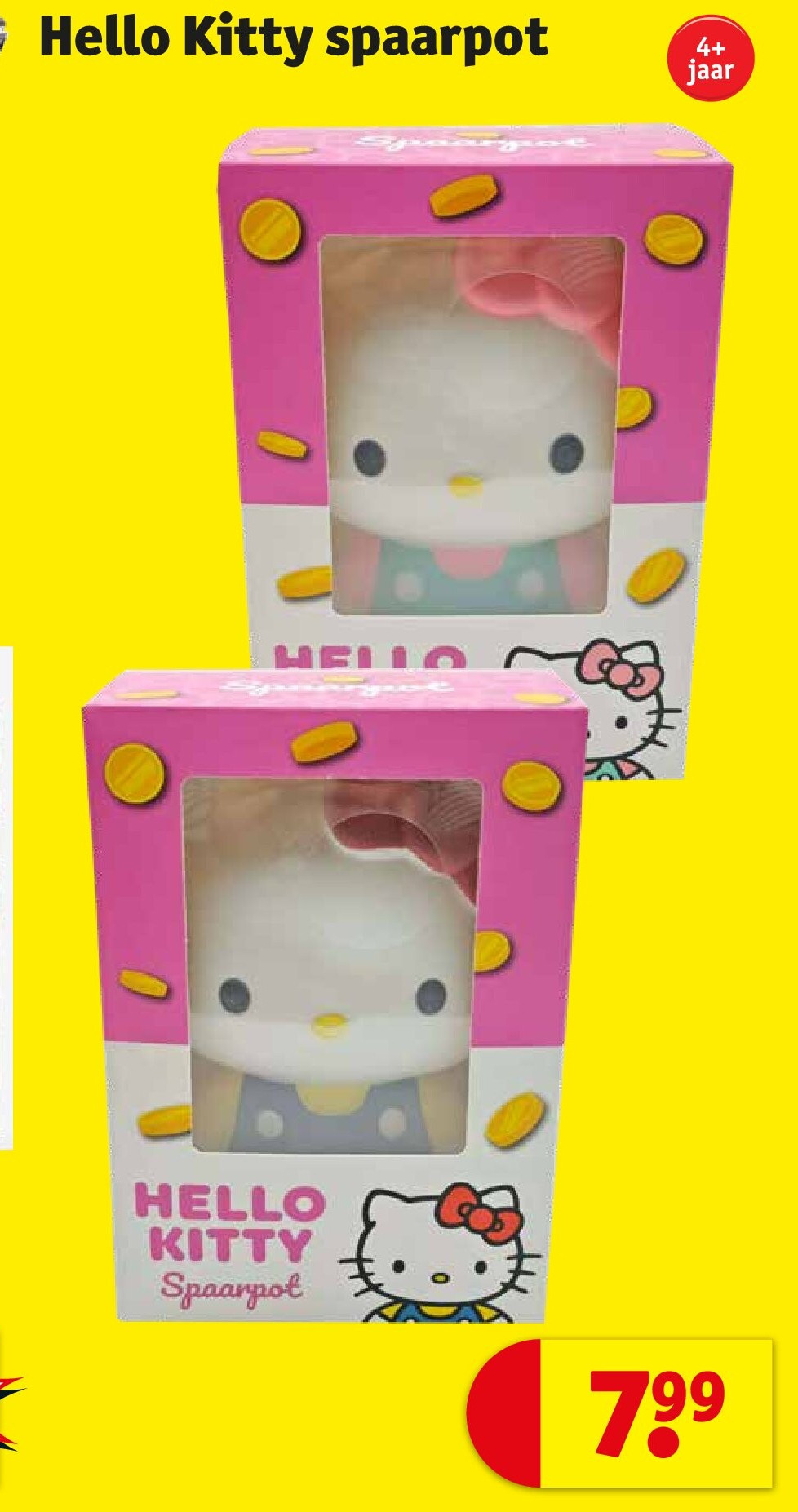 Hello Kitty spaarpot