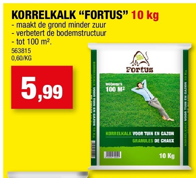 KORRELKALK “FORTUS” 10 kg