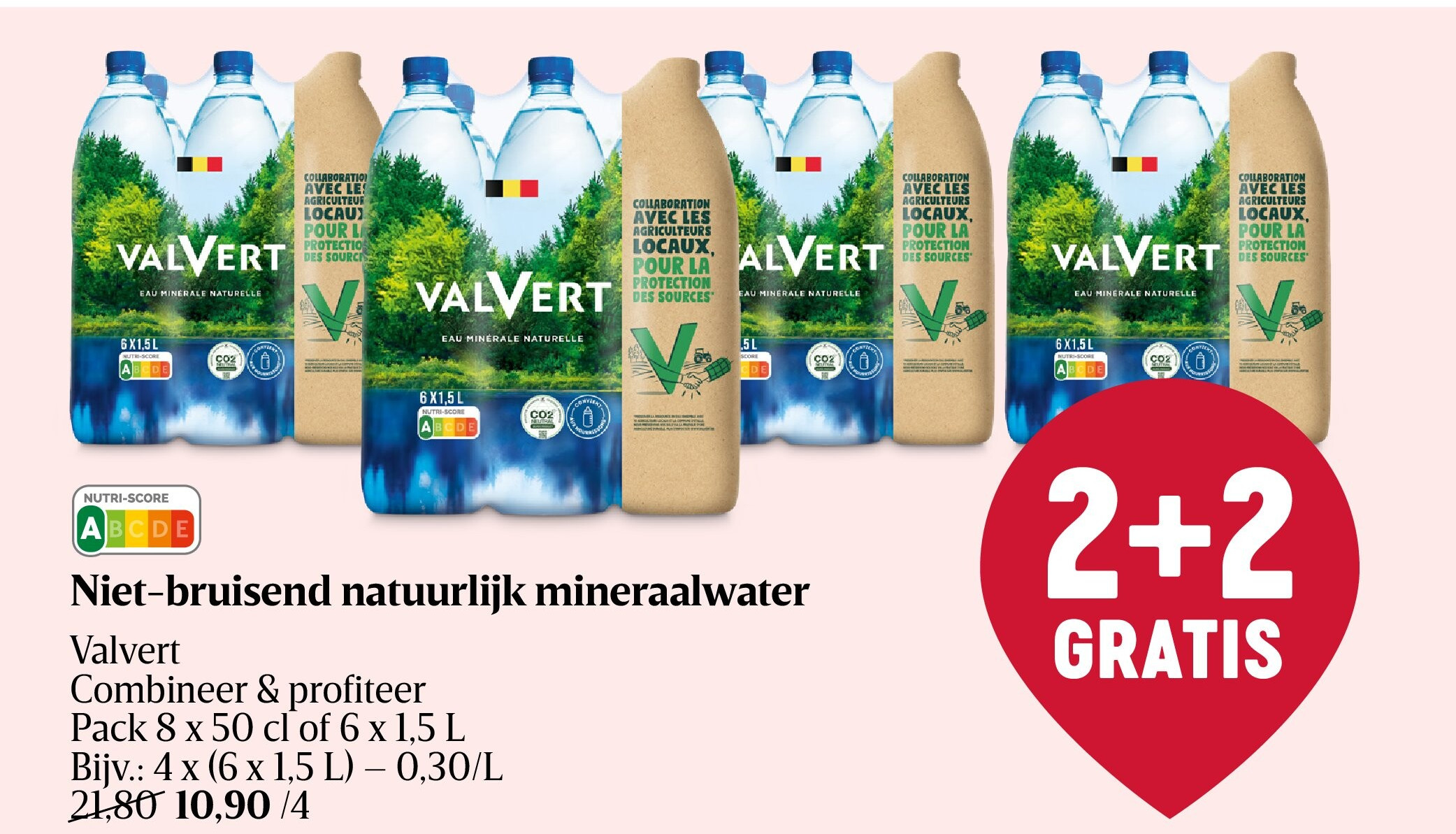 Niet-bruisend natuurlijk mineraalwater