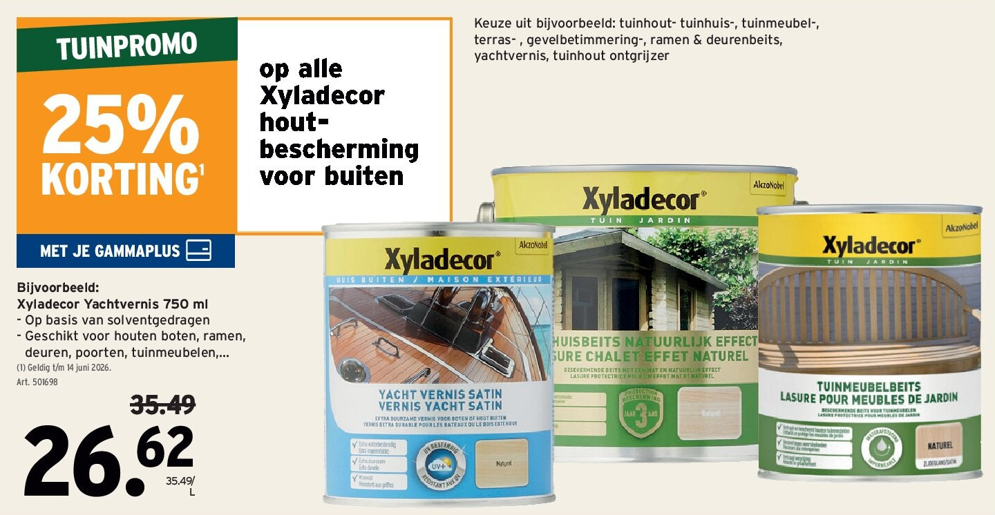 Xyladecor Yachtvernis 750 ml