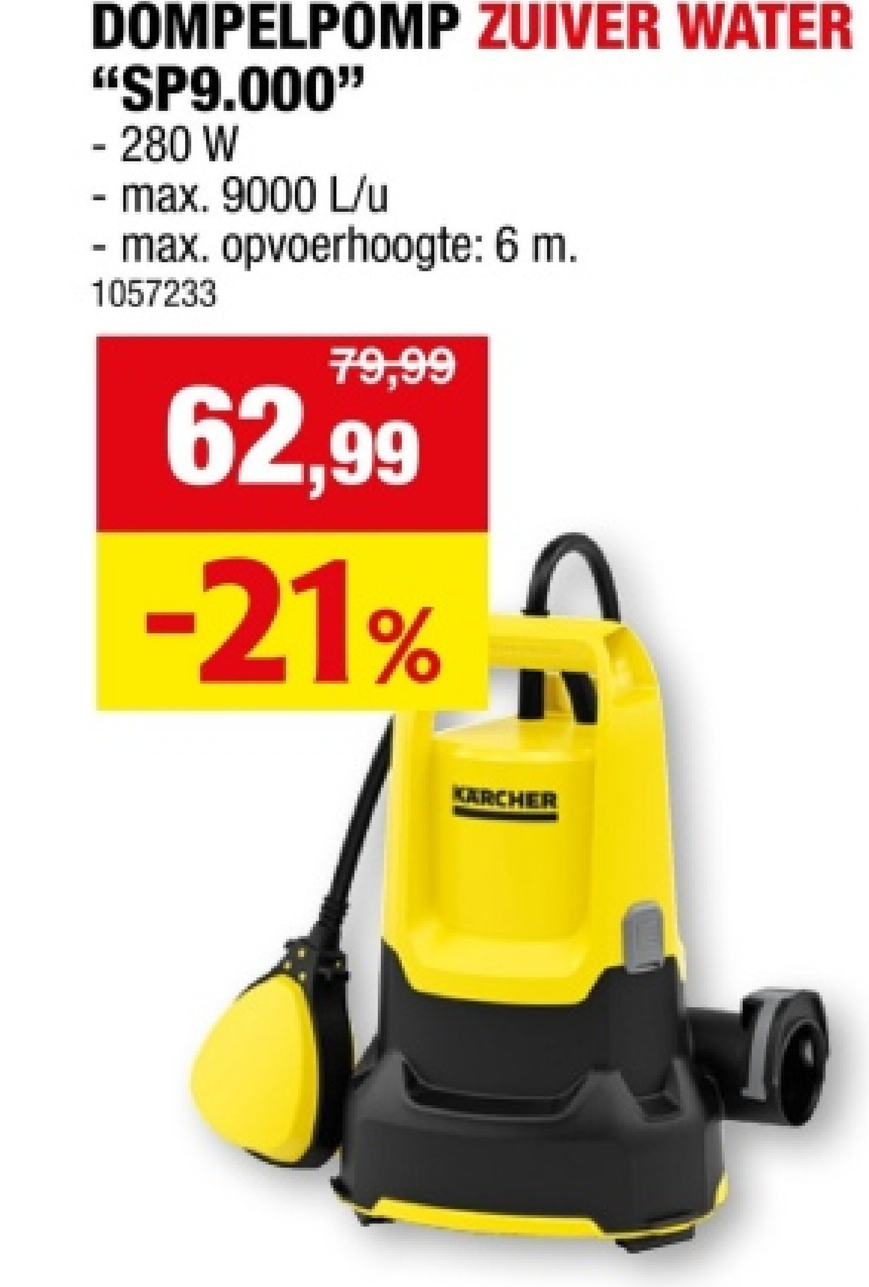 DOMPELPOMP ZUIVER WATER "SP9.000"