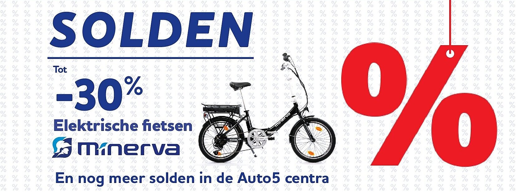 -30% Elektrische fietsen