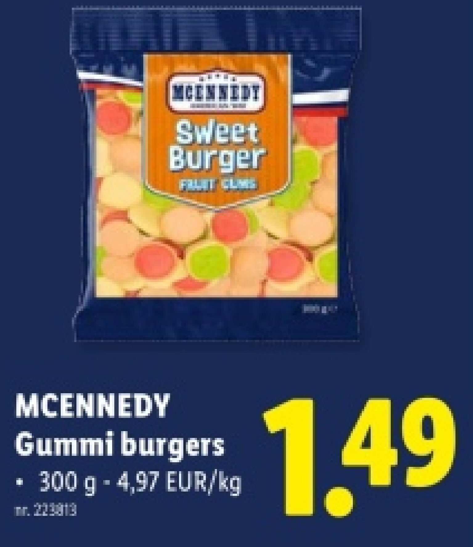 Gummi burgers