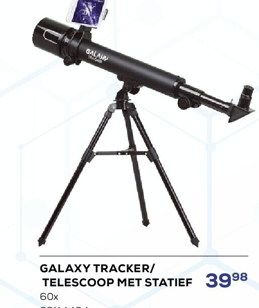 GALAXY TRACKER/ TELESCOOP MET STATIEF