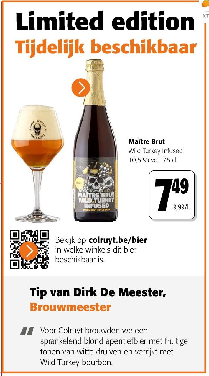 Maître Brut Wild Turkey Infused 10,5 % vol 75 cl