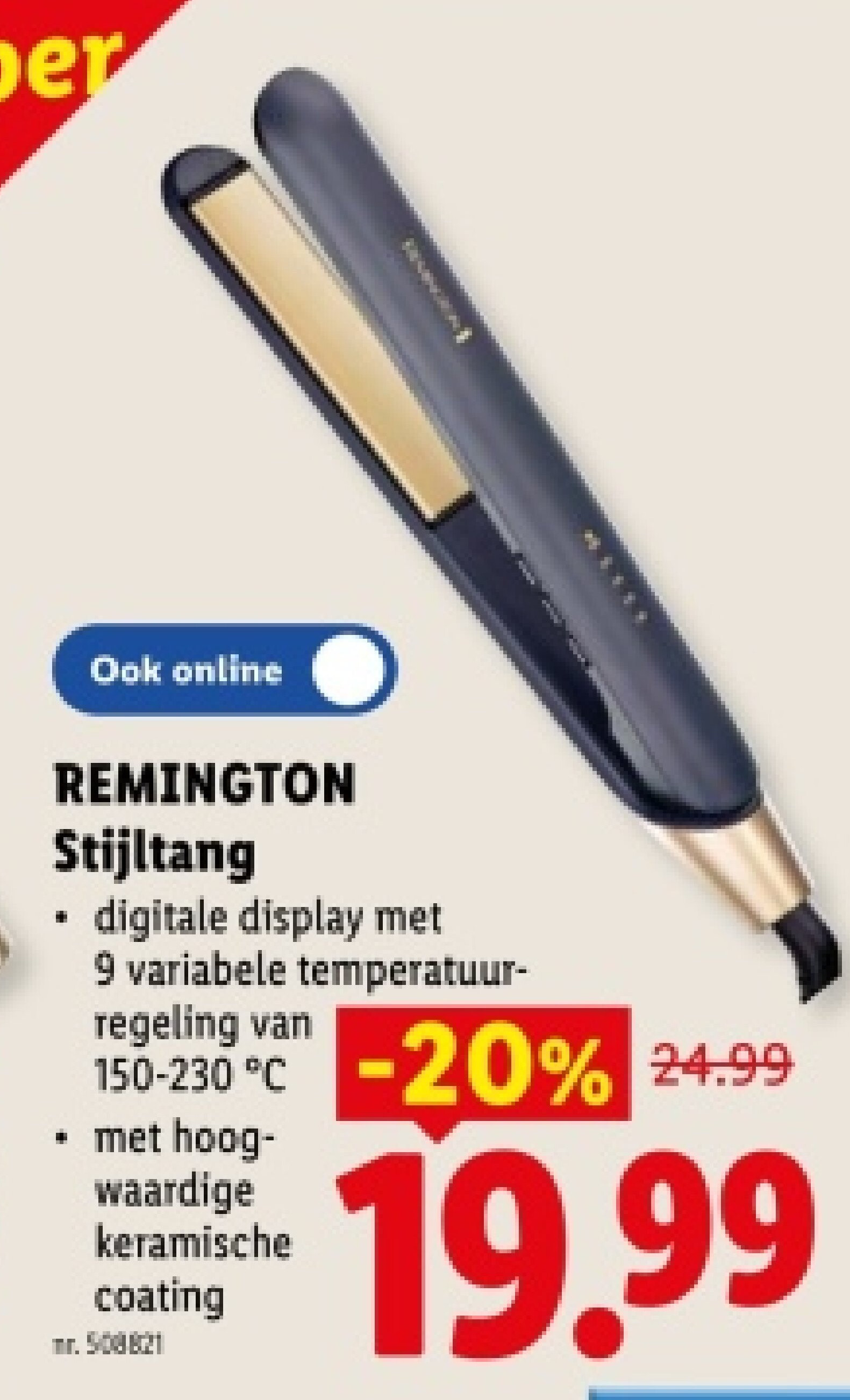 REMINGTON Stijltang
