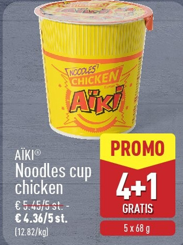 Noodles cup chicken