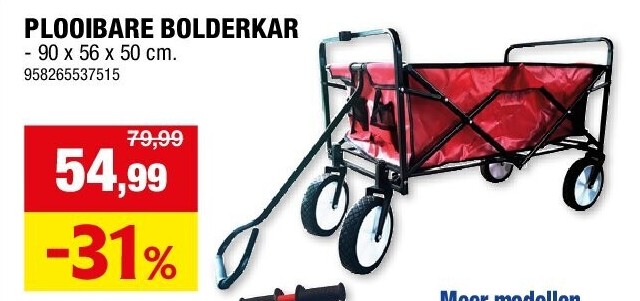 PLOOIBARE BOLDERKAR
