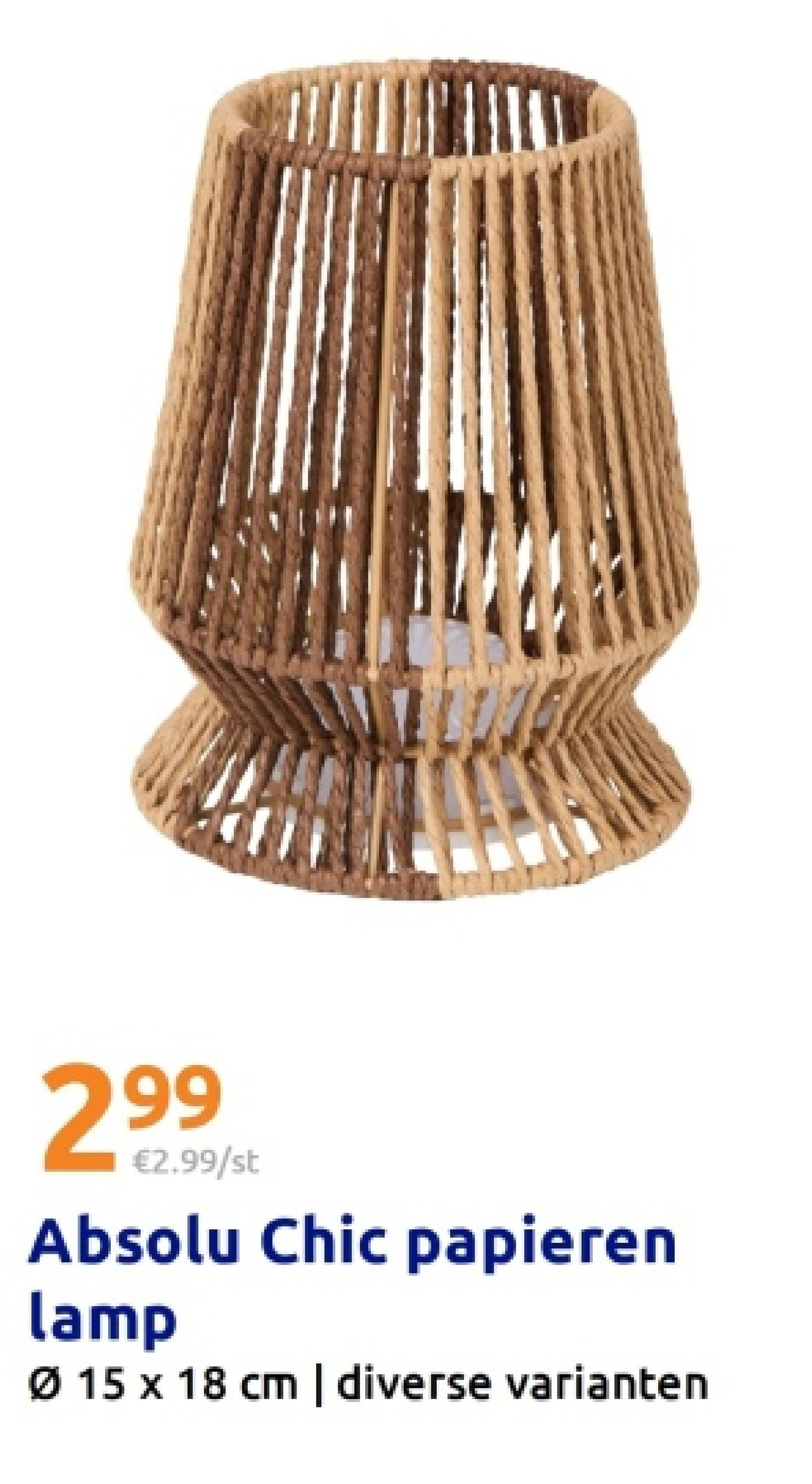 Absolu Chic papieren lamp