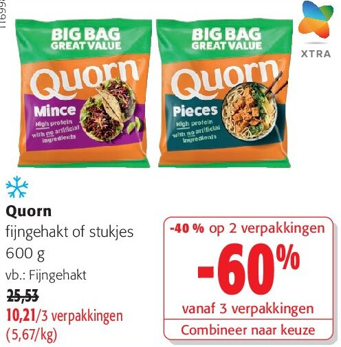 Quorn fijngehakt of stukjes 600 g