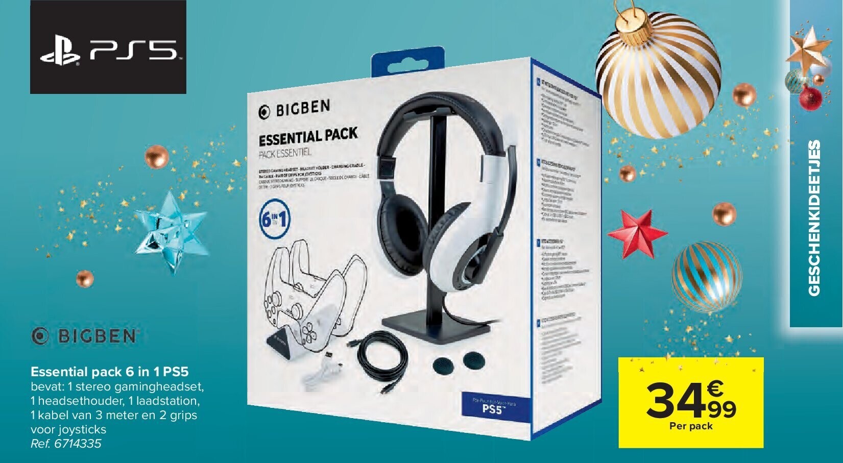 Essential pack 6 in 1 PS5