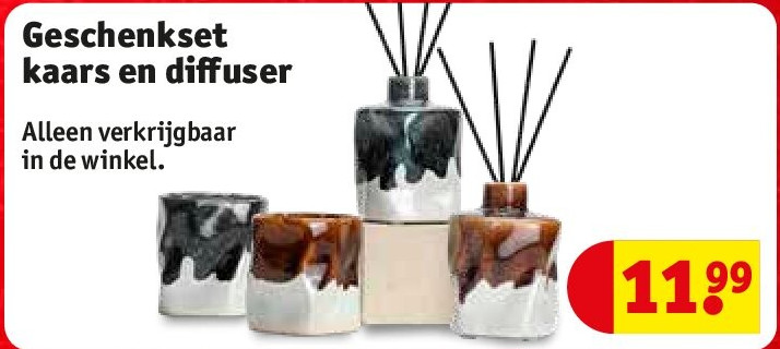Geschenkset kaars en diffuser