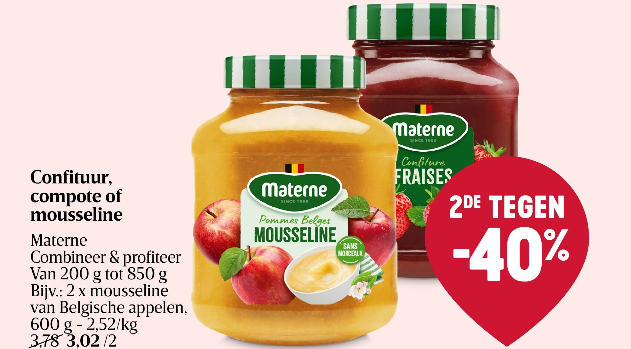 Confituur, compote of mousseline