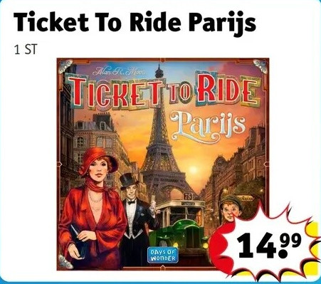 Ticket To Ride Parijs