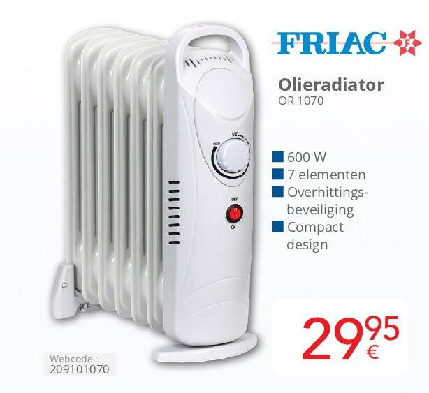 Friac Olieradiator OR 1070