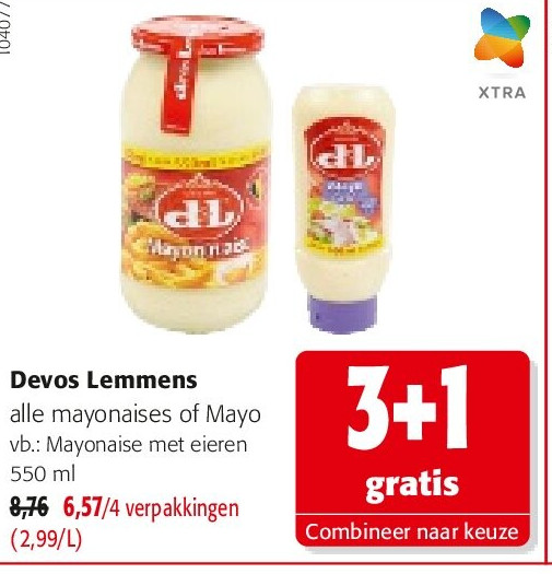 Devos Lemmens Mayonaise met eieren 550 ml