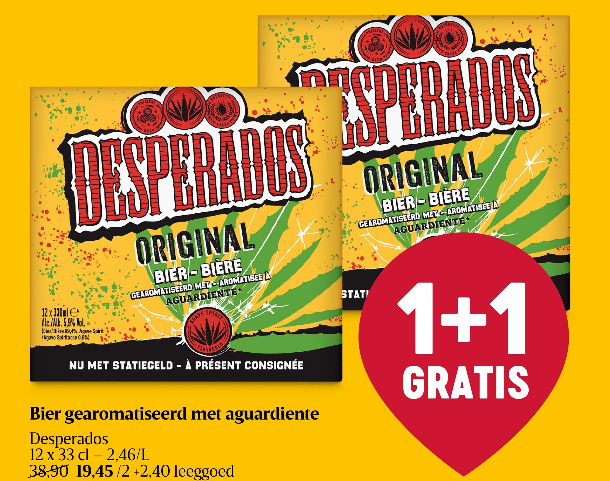 Bier gearomatiseerd met aguardiente