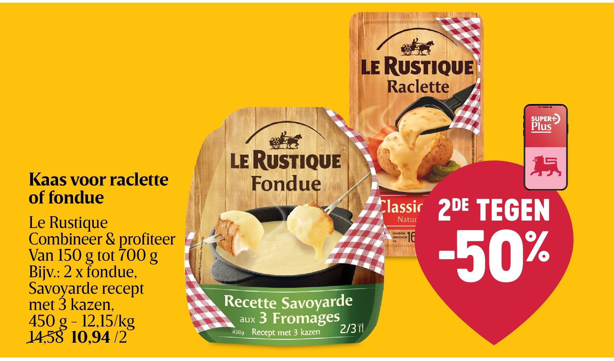 Kaas voor raclette of fondue