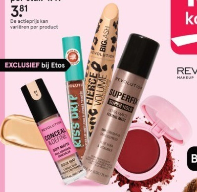 Revolution Big Lash Fierce Volume mascara Midnight Black