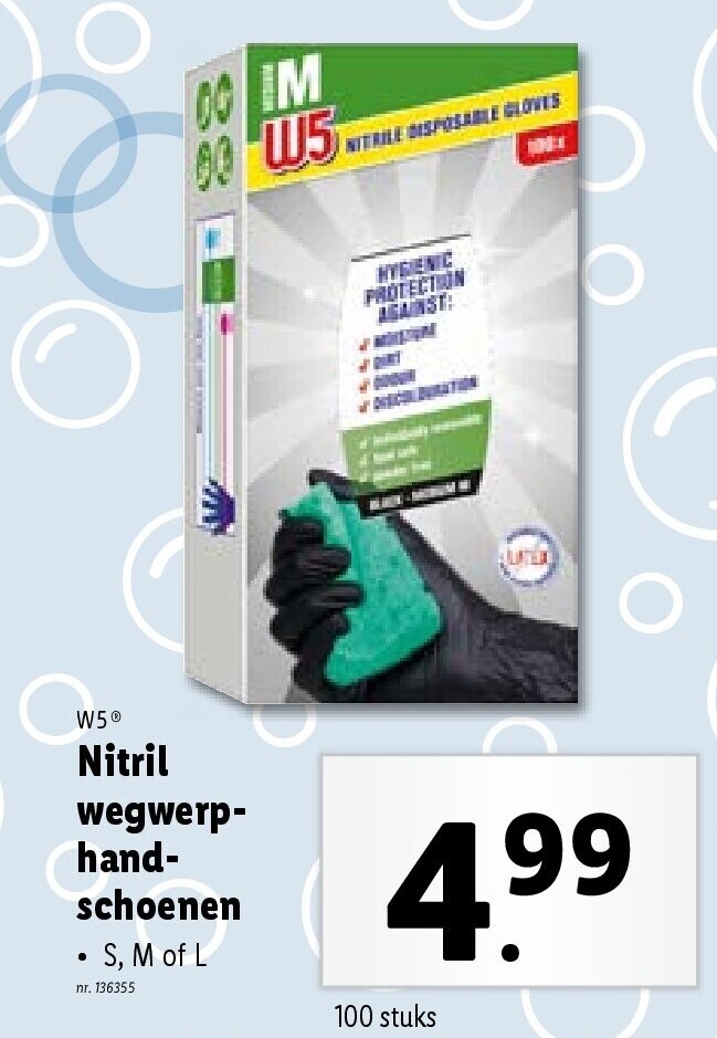 Nitril wegwerphandschoenen