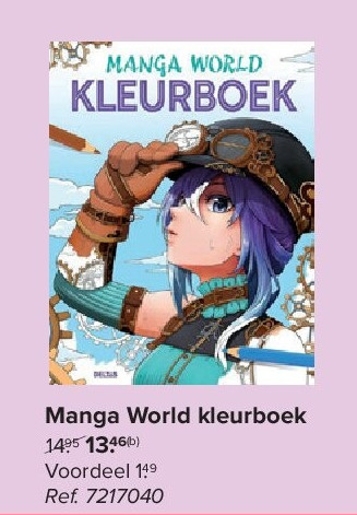Manga World kleurboek