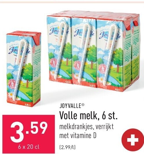 Volle melk, 6 st.