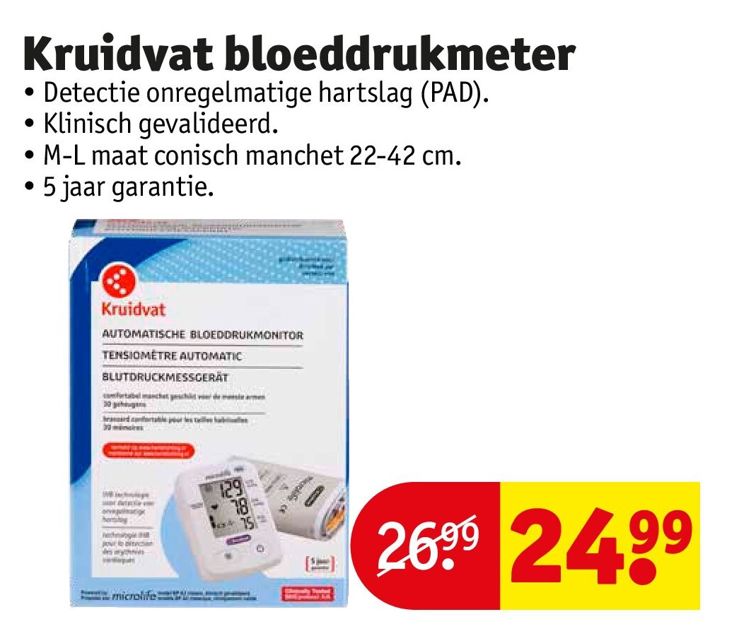 Kruidvat bloeddrukmeter