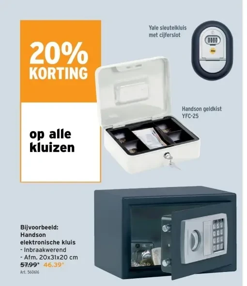 Handson elektronische kluis