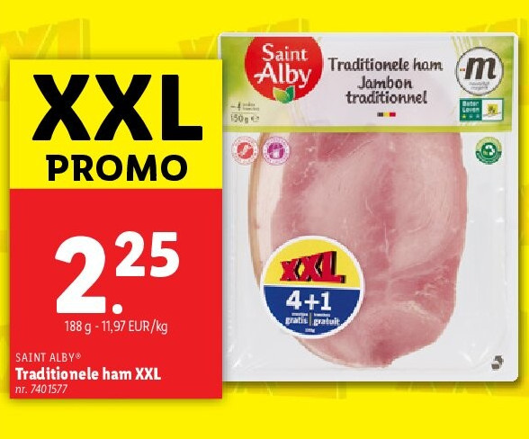 Traditionele ham XXL