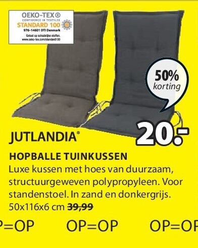 HOPBALLE TUINKUSSEN