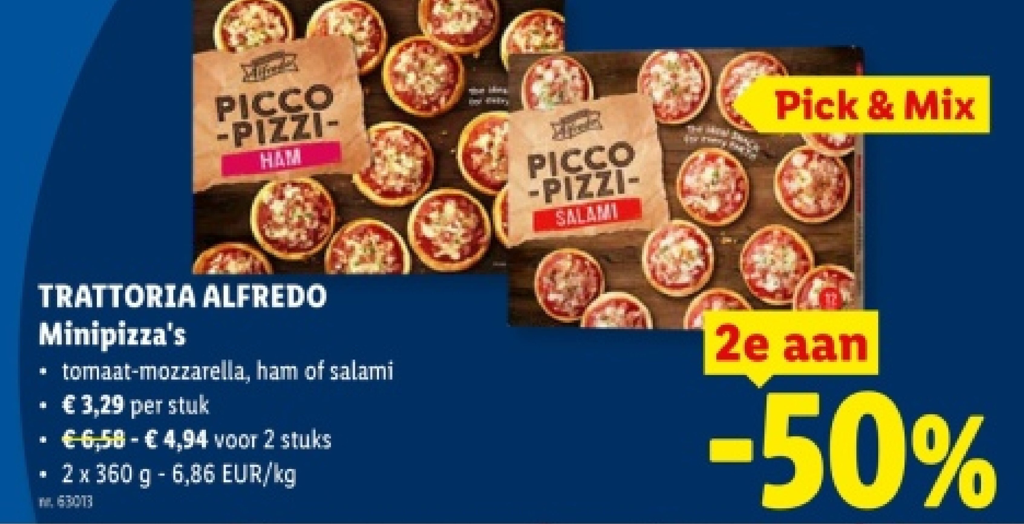 TRATTORIA ALFREDO Minipizza's