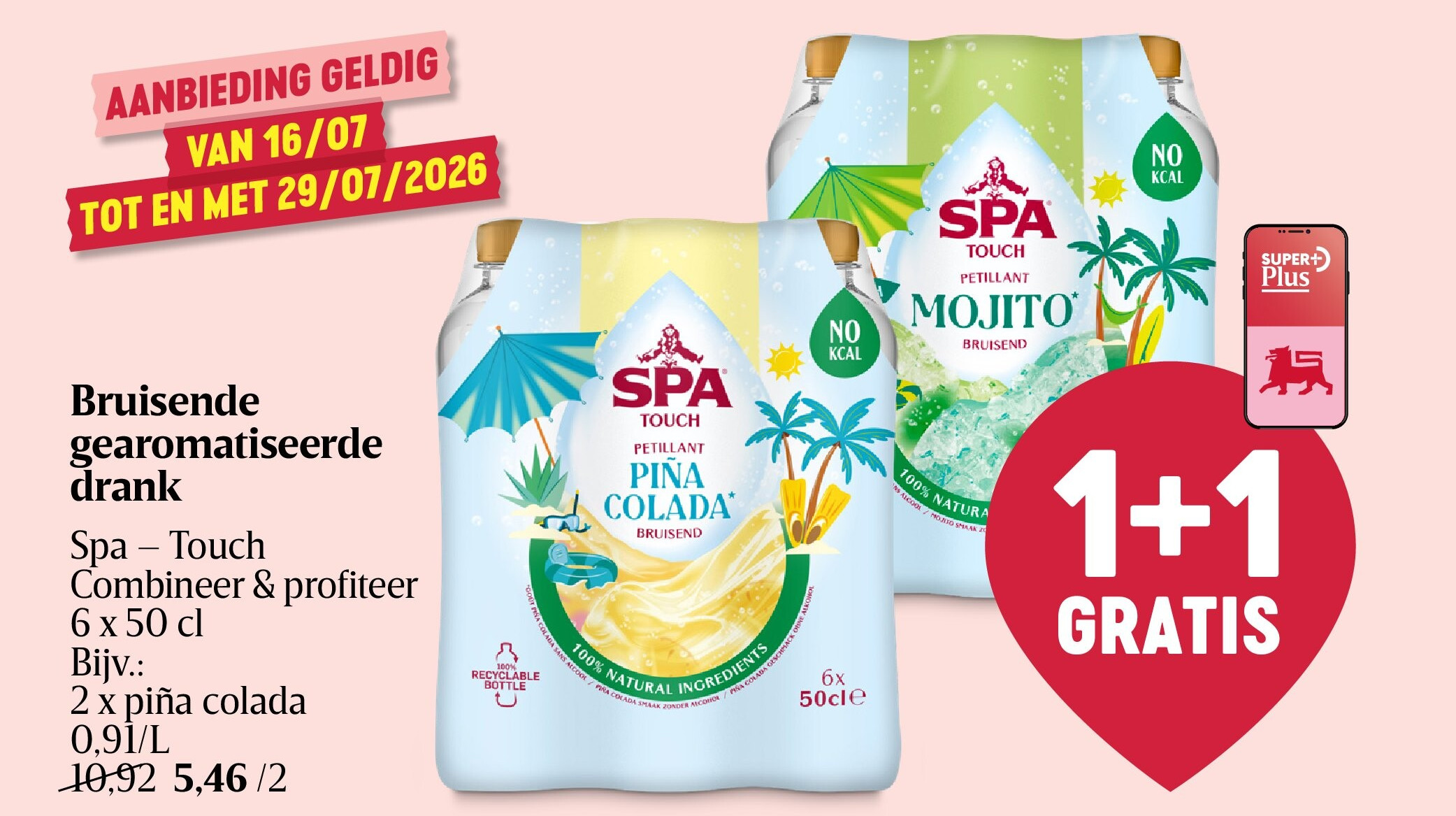Bruisende gearomatiseerde drank