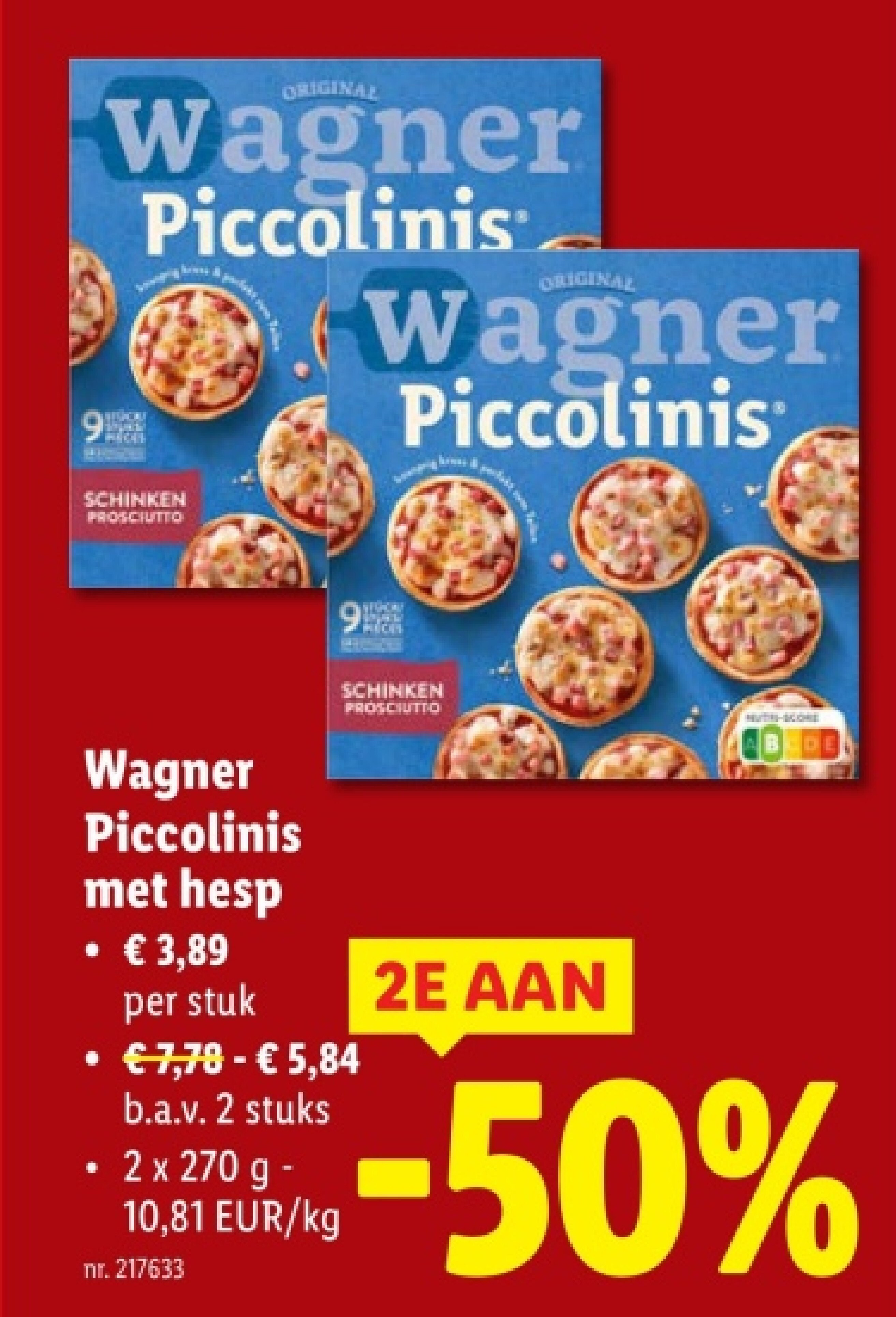 Piccolinis met hesp