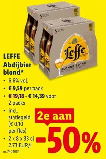 Abdijbier blond