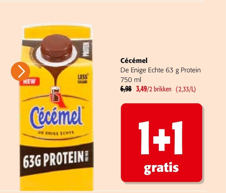 Cécémel De Enige Echte 63 g Protein 750 ml