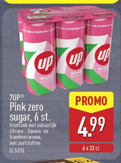 Pink zero sugar, 6st.