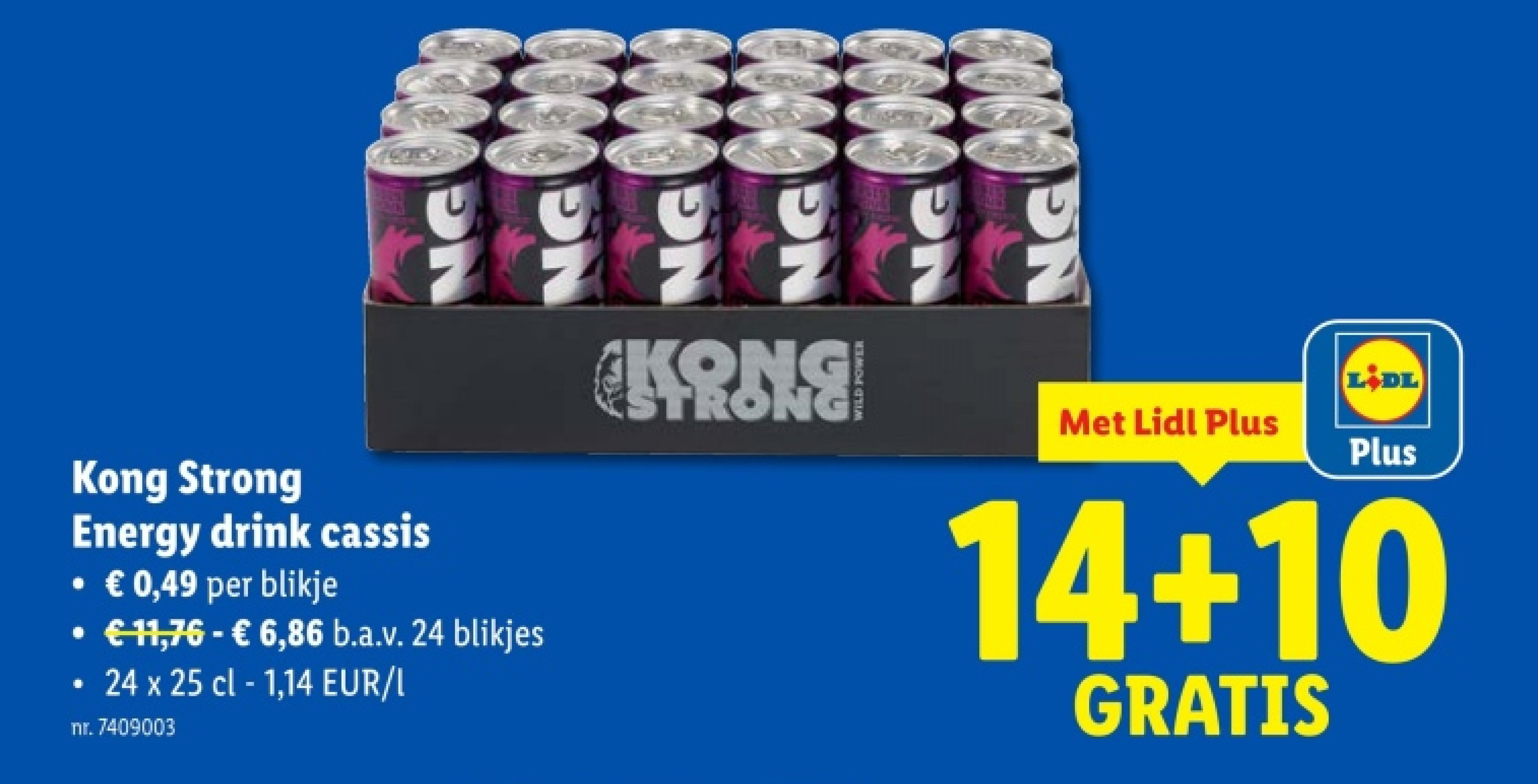 Energy drink cassis