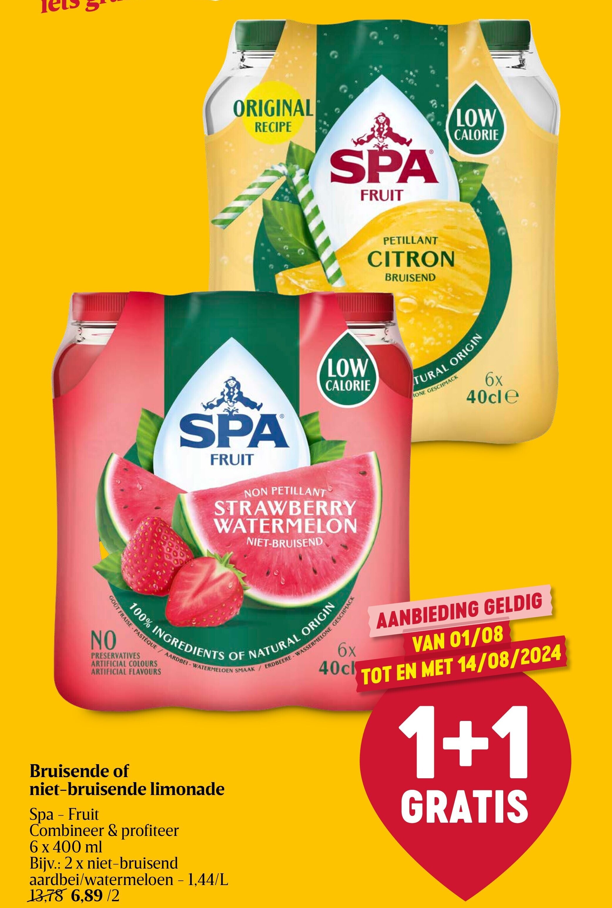 Bruisende of niet-bruisende limonade