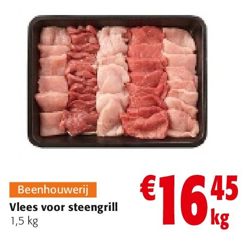 Vlees voor steengrill